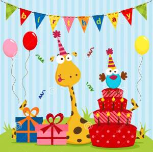 http://www.dreamstime.com/stock-photo-giraffe-bird-birthday-vector-illustration-celebrating-its-image30670600